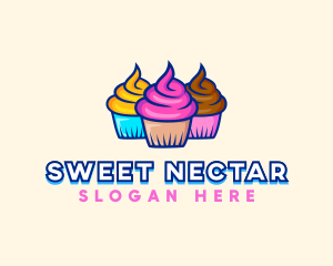 Food Dessert Cupcake logo design