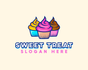 Food Dessert Cupcake logo design