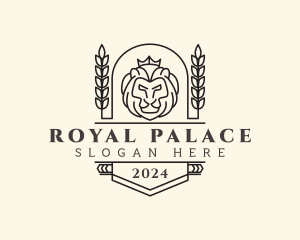 Royal Lion Crest logo design