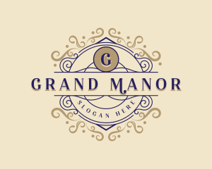Mansion - Luxury Mansion Hotel logo design