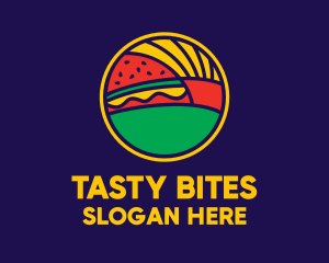 Lunch - Fries & Burger Restaurant logo design