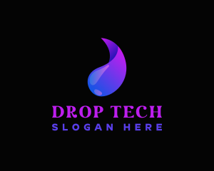 Drop - Water Drop Liquid logo design