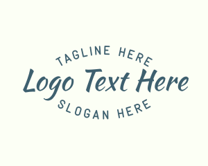 Typography - Casual Unique Brand logo design
