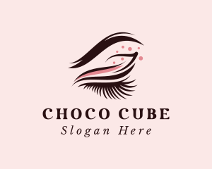 Beauty - Aesthetic Eyeshadow Eyelash logo design