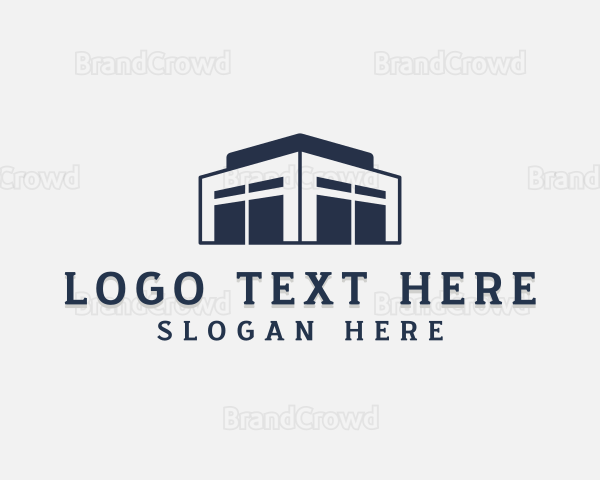 Logistics Storage Building Logo