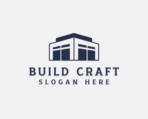 Logistics Storage Building logo design