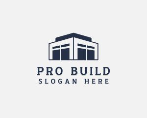 Logistics Storage Building logo design