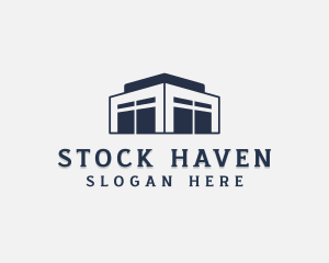 Stockroom - Logistics Storage Building logo design