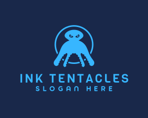 Tentacles - Octopus Tentacles Creature logo design