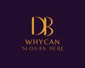 Premium Luxury Letter DB Company Logo