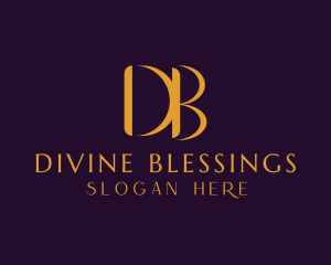 Premium Luxury Letter DB Company logo design
