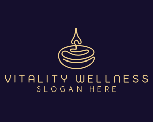 Candle Wellness Spa logo design