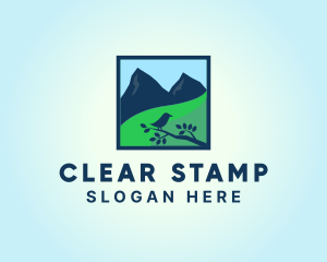 Nature Postage Stamp logo design