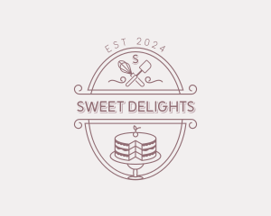 Dessert Cake Baking logo design