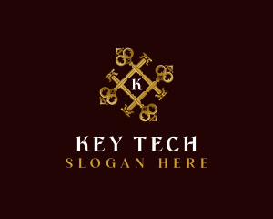 Luxury Realty Key logo design