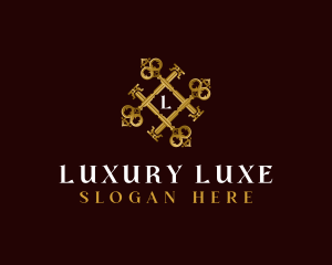 Luxury Realty Key logo design