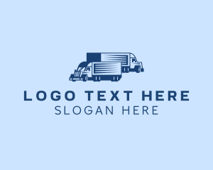 Parcel - Truck Fleet Haulage logo design