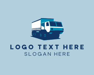 Logistic - Armored Vehicle Truck logo design
