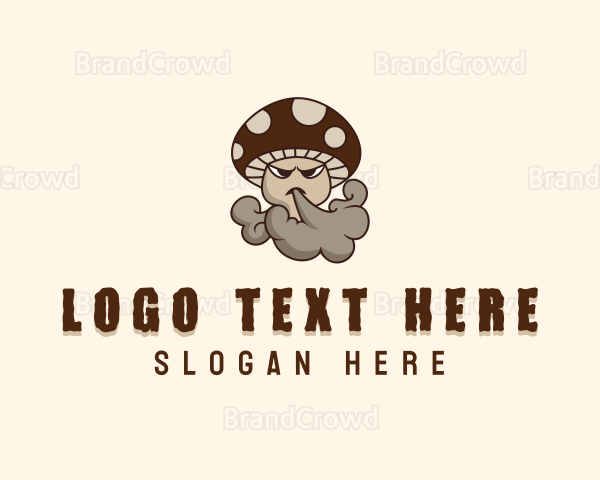 Mushroom Smoke Vaping Logo