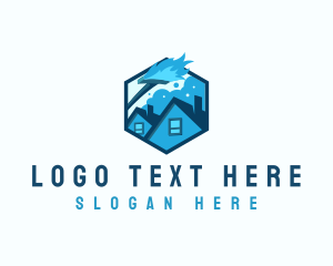 Clean - Residential Cleaning Maintenance logo design