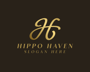 Elegant Boutique Letter H logo design