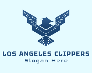 Developer - Wired Tech Bird logo design