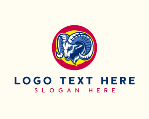 Fauna - Wildlife Bighorn Sheep logo design