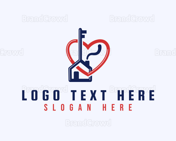 Key Heart House Logo | BrandCrowd Logo Maker