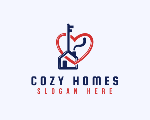 Housing - Key Heart House logo design