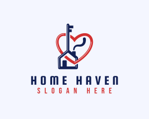 Housing - Key Heart House logo design