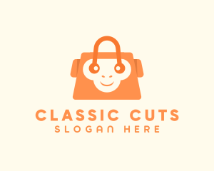 Monkey Shopping Bag logo design