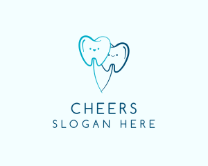 Dental Tooth Balloon  Logo