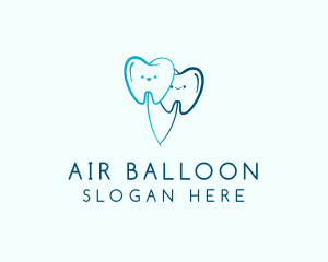 Balloon - Dental Tooth Balloon logo design