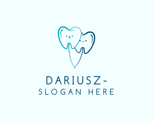 Orthodontist - Dental Tooth Balloon logo design