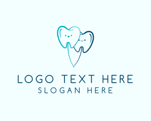 Dental Tooth Balloon  Logo