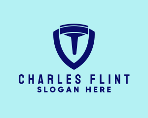 Violet - Clean Squeegee Shield logo design