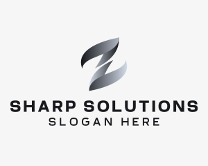 Sharp - Sharp Industrial Letter Z logo design