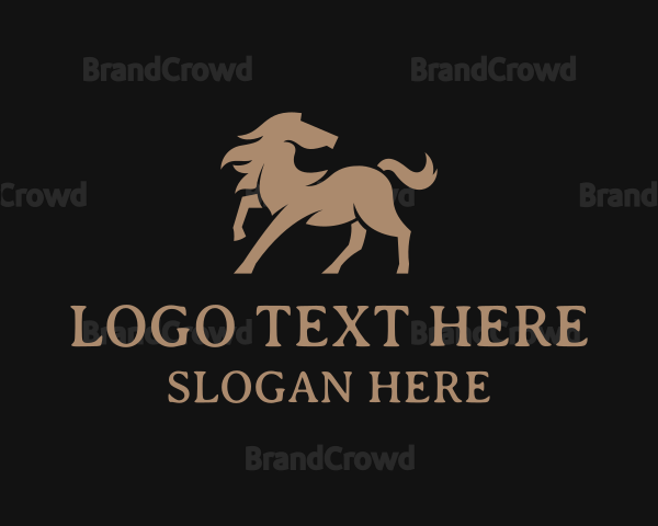 Equestrian Horse Stallion Logo