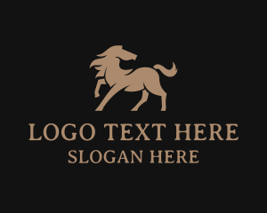 Stable - Equestrian Horse Stallion logo design