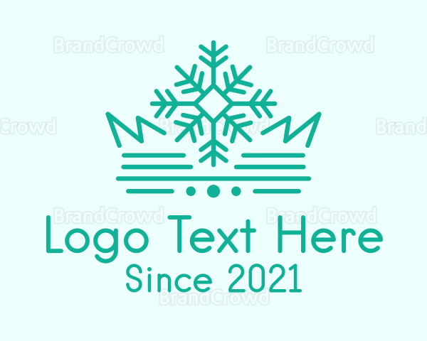 Snowflake Crown Jewelry Logo