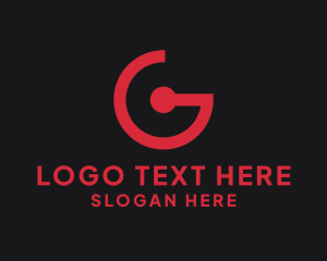 Letter G - Modern Letter G Timer logo design