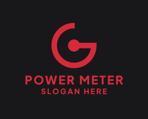 Meter - Modern Letter G Timer logo design