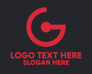 Timer - Red Letter G Timer logo design