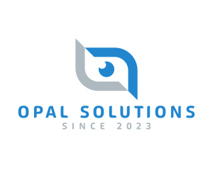 Optical Vision Letter O logo design