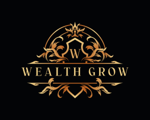 Royalty Crest Wealth logo design