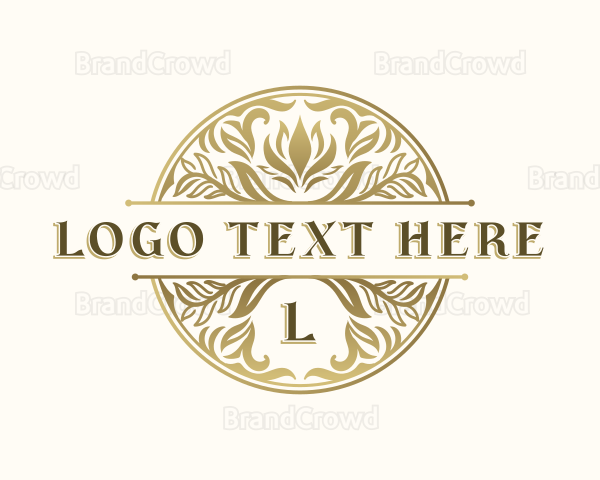 Luxury Floral Ornament Logo