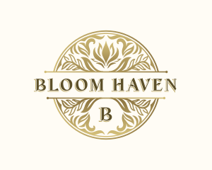 Luxury Floral Ornament logo design