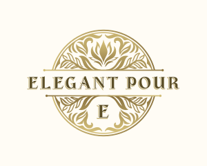 Luxury Floral Ornament logo design