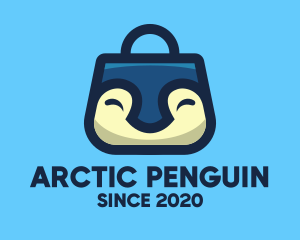 Penguin - Happy Penguin Bag logo design