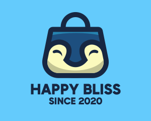 Happy Penguin Bag logo design